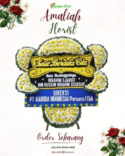 Papan Bunga Duka di Petojo Selatan