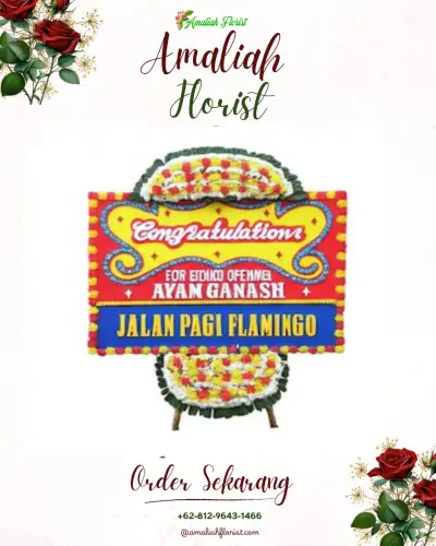 Bunga Papan Congratulation di Petojo Selatan
